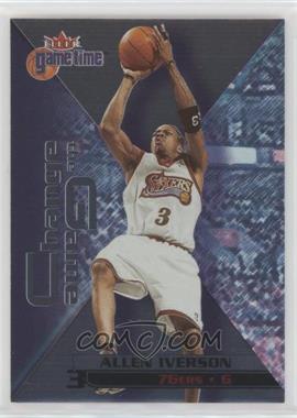 2000-01 Fleer Game Time - Change The Game #4 CG - Allen Iverson