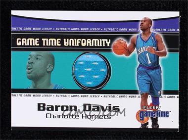 2000-01 Fleer Game Time - Uniformity #_BADA - Baron Davis