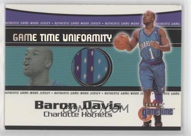 2000-01 Fleer Game Time - Uniformity #_BADA - Baron Davis