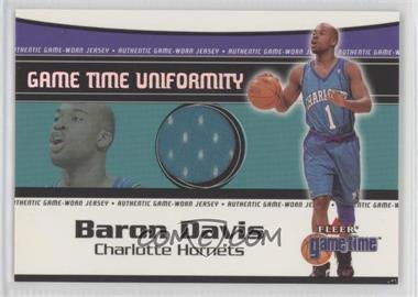 2000-01 Fleer Game Time - Uniformity #_BADA - Baron Davis