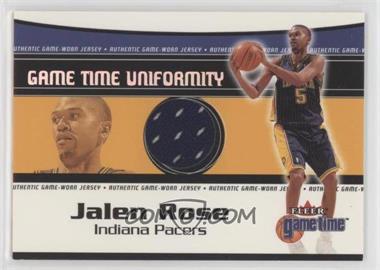 2000-01 Fleer Game Time - Uniformity #_JARO - Jalen Rose