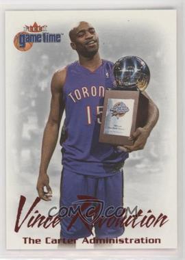 2000-01 Fleer Game Time - Vince And The Revolution #6 VR - Vince Carter