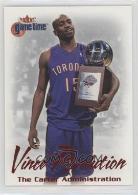 2000-01 Fleer Game Time - Vince And The Revolution #6 VR - Vince Carter