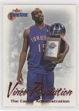 2000-01 Fleer Game Time - Vince And The Revolution #6 VR - Vince Carter