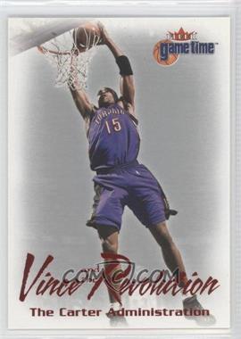 2000-01 Fleer Game Time - Vince And The Revolution #7 VR - Vince Carter