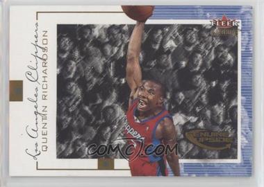 2000-01 Fleer Genuine - [Base] #110 - Genuine Upside - Quentin Richardson /1500