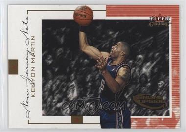 2000-01 Fleer Genuine - [Base] #130 - Genuine Upside - Kenyon Martin /1500