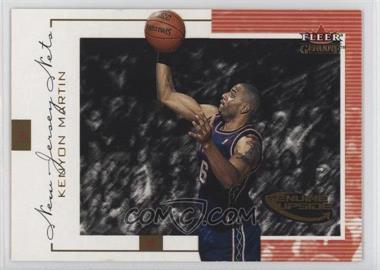 2000-01 Fleer Genuine - [Base] #130 - Genuine Upside - Kenyon Martin /1500