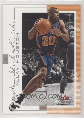 2000-01 Fleer Genuine - [Base] #76 - Allan Houston