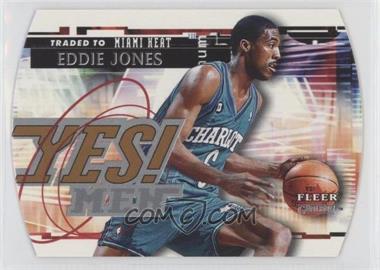 2000-01 Fleer Genuine - Yes Men #6 YM - Eddie Jones