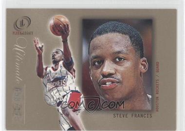 2000-01 Fleer Legacy - [Base] - Ultimate Legacy #13 - Steve Francis /175