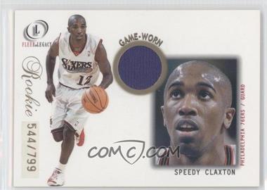 2000-01 Fleer Legacy - [Base] #106 - Speedy Claxton /799