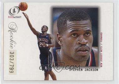 2000-01 Fleer Legacy - [Base] #111 - Stephen Jackson /799