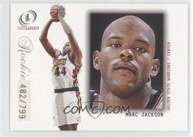 2000-01 Fleer Legacy - [Base] #112 - Marc Jackson /799