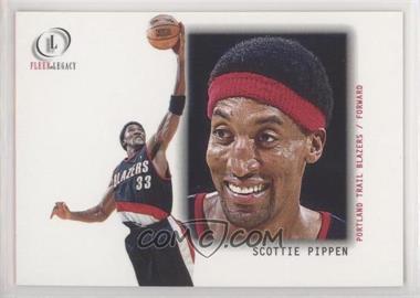 2000-01 Fleer Legacy - [Base] #19 - Scottie Pippen