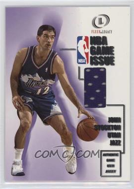 2000-01 Fleer Legacy - NBA Game Issue #17 GI - John Stockton