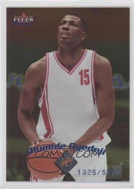 2000-01 Fleer Mystique - [Base] #133 - Olumide Oyedeji /5000