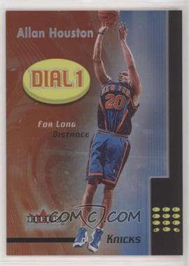 2000-01 Fleer Mystique - Dial 1 #5 DO - Allan Houston