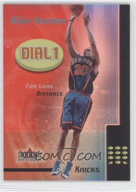 2000-01 Fleer Mystique - Dial 1 #5 DO - Allan Houston