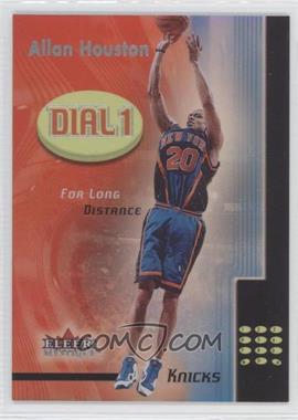 2000-01 Fleer Mystique - Dial 1 #5 DO - Allan Houston