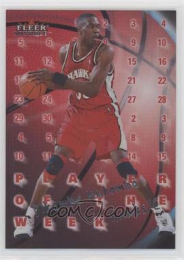 2000-01 Fleer Mystique - Player of the Week #11 PW - Dikembe Mutombo