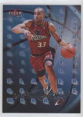 2000-01 Fleer Mystique - Player of the Week #9 PW - Grant Hill