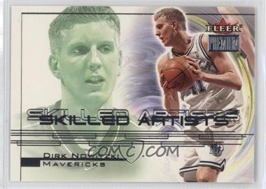 2000-01 Fleer Premium - Skilled Artists #11 SA - Dirk Nowitzki