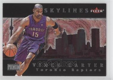 2000-01 Fleer Premium - Skylines #1 SL - Vince Carter