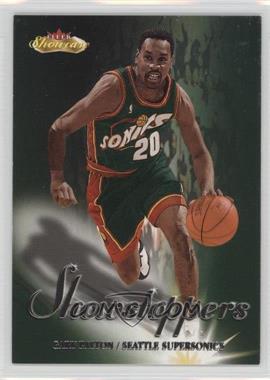 2000-01 Fleer Showcase - Showstoppers #17 S - Gary Payton