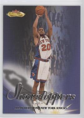 2000-01 Fleer Showcase - Showstoppers #8 S - Allan Houston