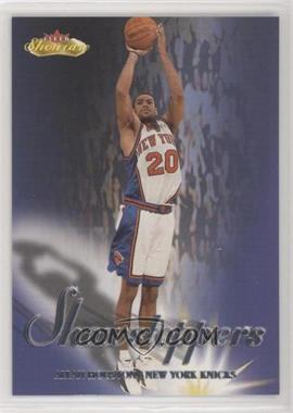 2000-01 Fleer Showcase - Showstoppers #8 S - Allan Houston