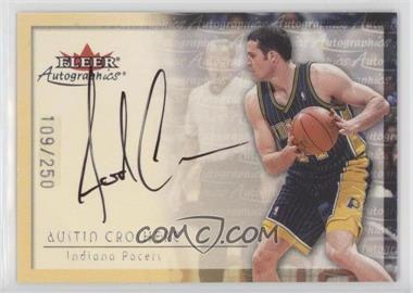 2000-01 Fleer Tradition - Autographics - Parallel 250 #_AUCR - Austin Croshere /250