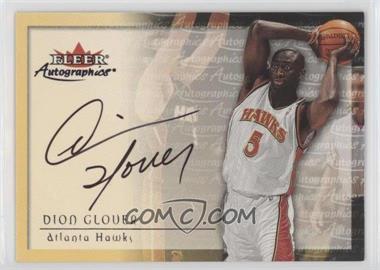 2000-01 Fleer Tradition - Autographics #_DIGL - Dion Glover