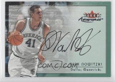 2000-01 Fleer Tradition - Autographics #_DINO - Dirk Nowitzki