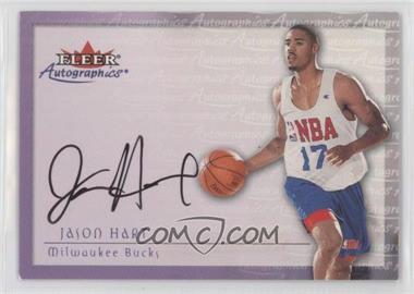 2000-01 Fleer Tradition - Autographics #_JAHA - Jason Hart [EX to NM]