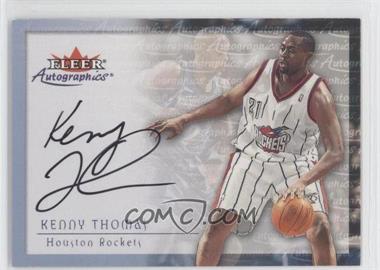 2000-01 Fleer Tradition - Autographics #_KETH - Kenny Thomas