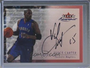 2000-01 Fleer Tradition - Autographics #_VICA - Vince Carter [EX to NM]