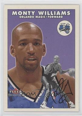 2000-01 Fleer Tradition - [Base] #66 - Monty Williams