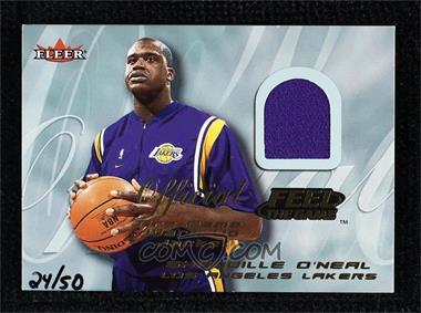 2000-01 Fleer Tradition - Feel the Game Game Worn - Parallel 50 #_SHON.3 - Shaquille O'Neal (Warm-Up Jacket) /50