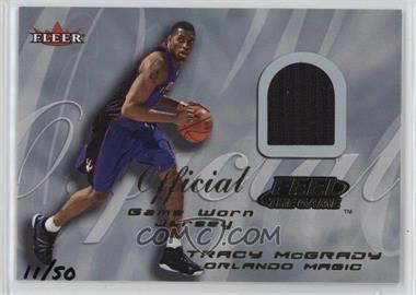 2000-01 Fleer Tradition - Feel the Game Game Worn - Parallel 50 #_TRMC - Tracy McGrady /50
