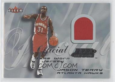 2000-01 Fleer Tradition - Feel the Game Game Worn #_JATE.1 - Jason Terry (Red Uniform)