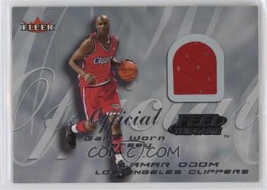 2000-01 Fleer Tradition - Feel the Game Game Worn #_LAOD.2 - Lamar Odom (Red Uniform) [EX to NM]