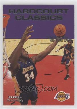 2000-01 Fleer Tradition - Hardcourt Classics #9 HC - Shaquille O'Neal (Kobe Bryant in Background) [EX to NM]