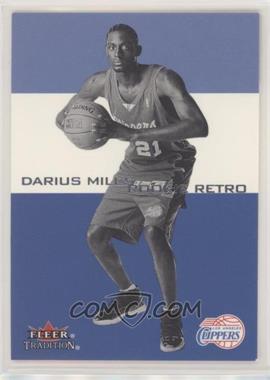 2000-01 Fleer Tradition - Rookie Retro #4 RR - Darius Miles