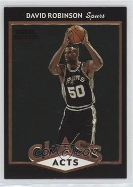 2000-01 Fleer Tradition Glossy - Class Acts #5 CA - David Robinson