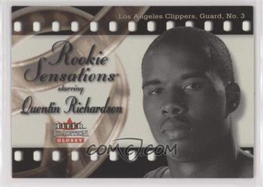 2000-01 Fleer Tradition Glossy - Rookie Sensations #20 RS - Quentin Richardson [EX to NM]