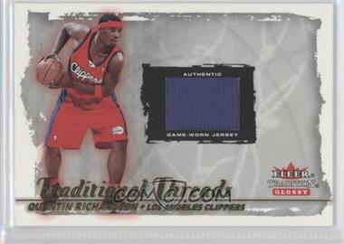 2000-01 Fleer Tradition Glossy - Traditional Threads #_QURI - Quentin Richardson
