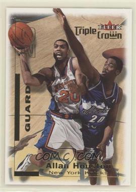 2000-01 Fleer Triple Crown - [Base] #42 - Allan Houston