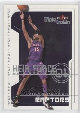2000-01 Fleer Triple Crown - Heir Force #11 HF - Vince Carter