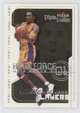 2000-01 Fleer Triple Crown - Heir Force #15 HF - Kobe Bryant